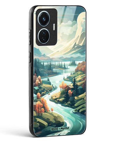 Alpine Mountain Charm [BREATHE] Glass Case Phone Cover (Vivo)