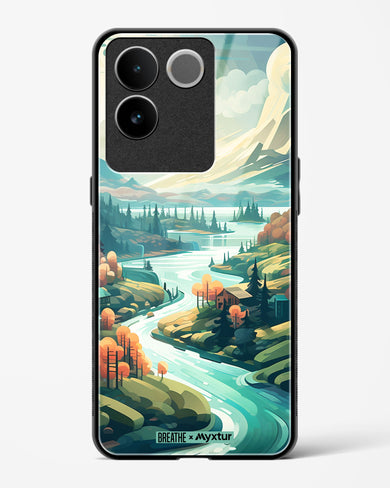 Alpine Mountain Charm [BREATHE] Glass Case Phone Cover (Vivo)