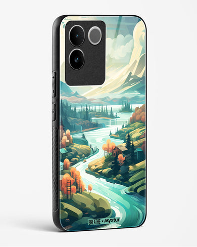 Alpine Mountain Charm [BREATHE] Glass Case Phone Cover (Vivo)