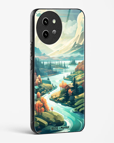 Alpine Mountain Charm [BREATHE] Glass Case Phone Cover (Vivo)