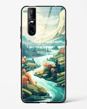 Alpine Mountain Charm [BREATHE] Glass Case Phone Cover (Vivo)