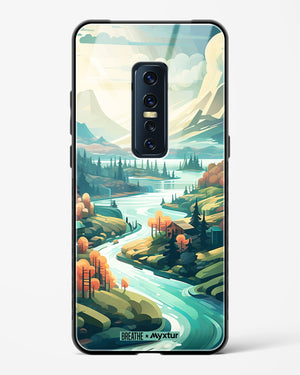 Alpine Mountain Charm [BREATHE] Glass Case Phone Cover (Vivo)