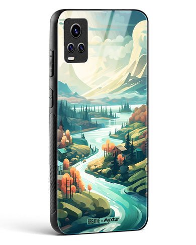 Alpine Mountain Charm [BREATHE] Glass Case Phone Cover (Vivo)