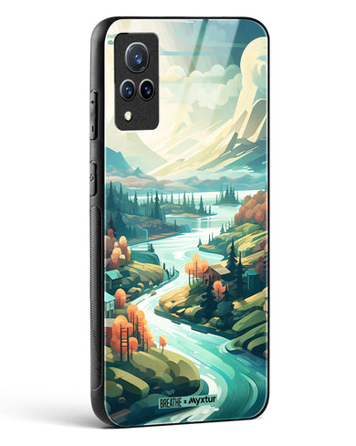 Alpine Mountain Charm [BREATHE] Glass Case Phone Cover-(Vivo)