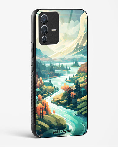 Alpine Mountain Charm [BREATHE] Glass Case Phone Cover-(Vivo)