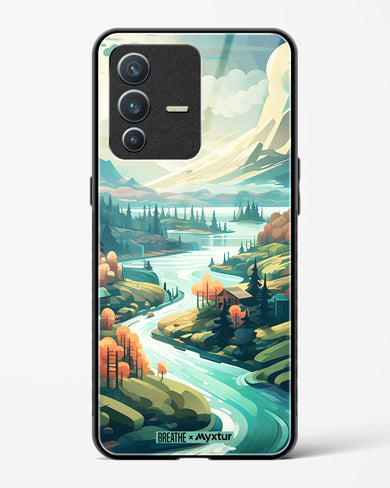 Alpine Mountain Charm [BREATHE] Glass Case Phone Cover-(Vivo)