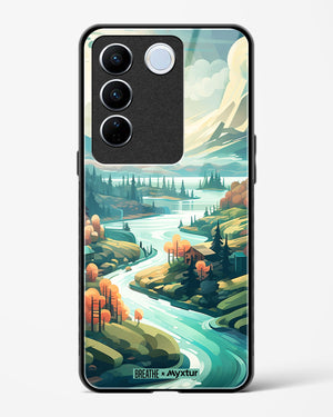 Alpine Mountain Charm [BREATHE] Glass Case Phone Cover (Vivo)