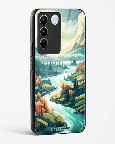 Alpine Mountain Charm [BREATHE] Glass Case Phone Cover-(Vivo)