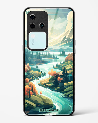 Alpine Mountain Charm [BREATHE] Glass Case Phone Cover (Vivo)