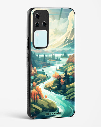 Alpine Mountain Charm [BREATHE] Glass Case Phone Cover (Vivo)