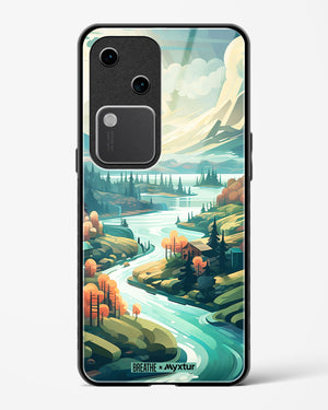 Alpine Mountain Charm [BREATHE] Glass Case Phone Cover (Vivo)