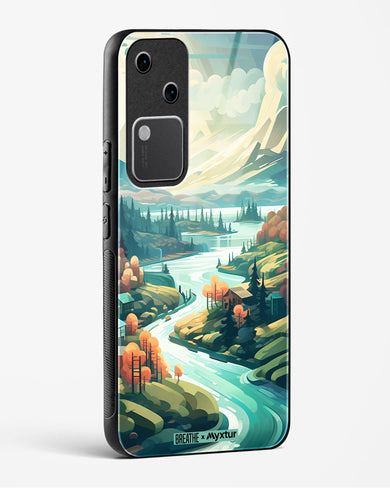 Alpine Mountain Charm [BREATHE] Glass Case Phone Cover (Vivo)