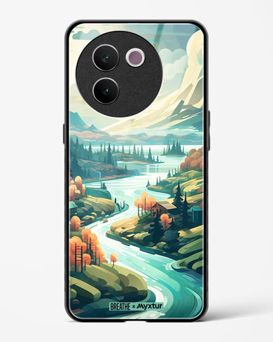 Alpine Mountain Charm [BREATHE] Glass Case Phone Cover (Vivo)