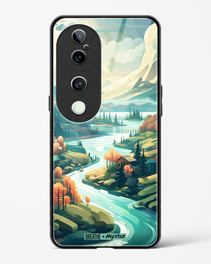 Alpine Mountain Charm [BREATHE] Glass Case Phone Cover (Vivo)