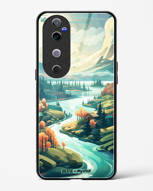 Alpine Mountain Charm [BREATHE] Glass Case Phone Cover (Vivo)