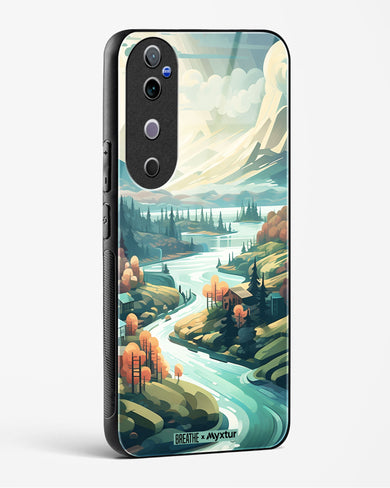 Alpine Mountain Charm [BREATHE] Glass Case Phone Cover (Vivo)