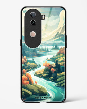 Alpine Mountain Charm [BREATHE] Glass Case Phone Cover (Vivo)