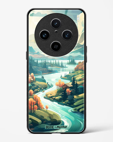 Alpine Mountain Charm [BREATHE] Glass Case Phone Cover (Vivo)