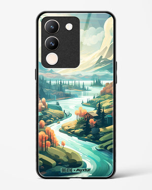 Alpine Mountain Charm [BREATHE] Glass Case Phone Cover (Vivo)