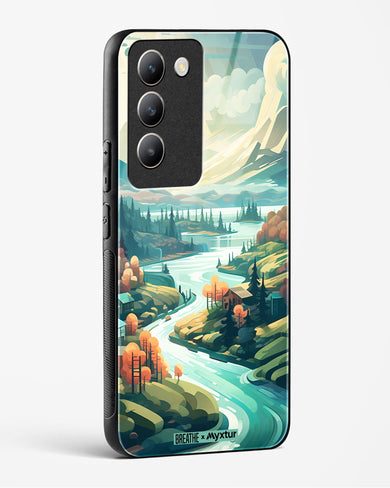 Alpine Mountain Charm [BREATHE] Glass Case Phone Cover (Vivo)