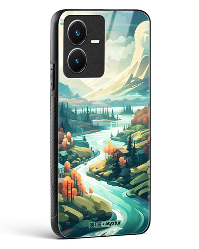 Alpine Mountain Charm [BREATHE] Glass Case Phone Cover-(Vivo)