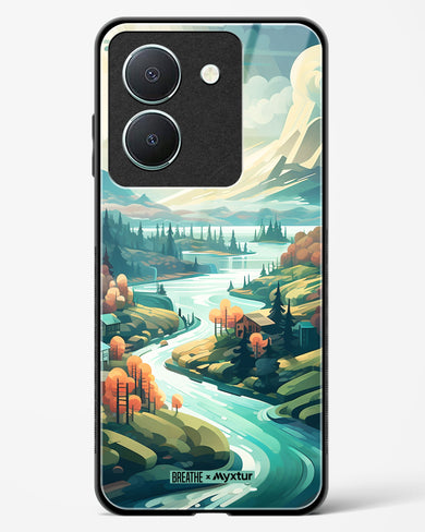 Alpine Mountain Charm [BREATHE] Glass Case Phone Cover (Vivo)
