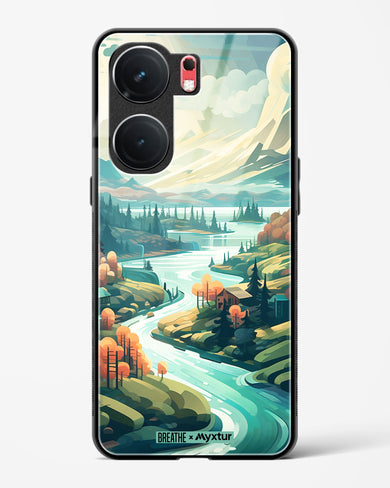 Alpine Mountain Charm [BREATHE] Glass Case Phone Cover (Vivo)