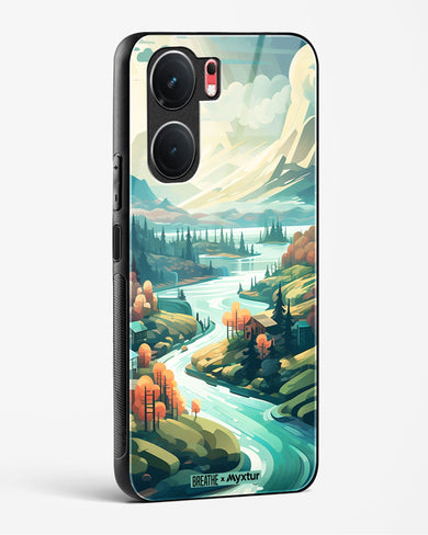 Alpine Mountain Charm [BREATHE] Glass Case Phone Cover (Vivo)