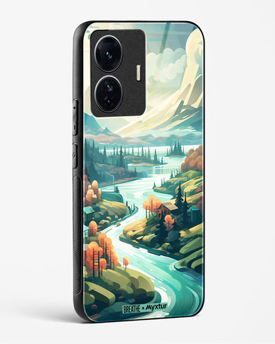 Alpine Mountain Charm [BREATHE] Glass Case Phone Cover (Vivo)