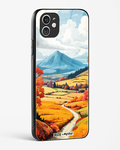 Scenic Alps in Soft Hues [BREATHE] Glass Case Phone Cover-(Apple)