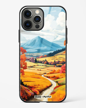 Scenic Alps in Soft Hues [BREATHE] Glass Case Phone Cover (Apple)