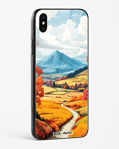 Scenic Alps in Soft Hues [BREATHE] Glass Case Phone Cover-(Apple)