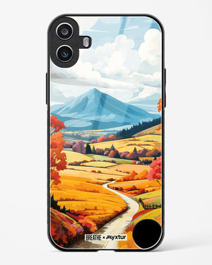 Scenic Alps in Soft Hues [BREATHE] Glass Case Phone Cover (Nothing)