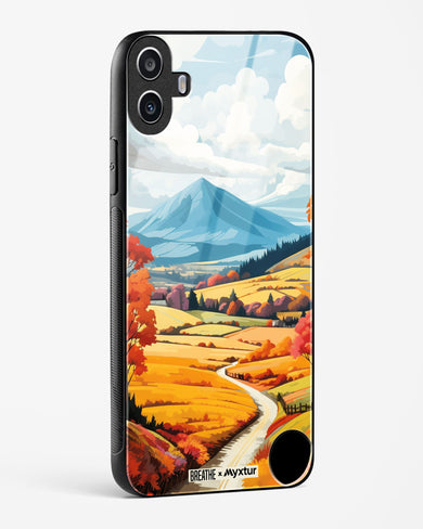 Scenic Alps in Soft Hues [BREATHE] Glass Case Phone Cover (Nothing)