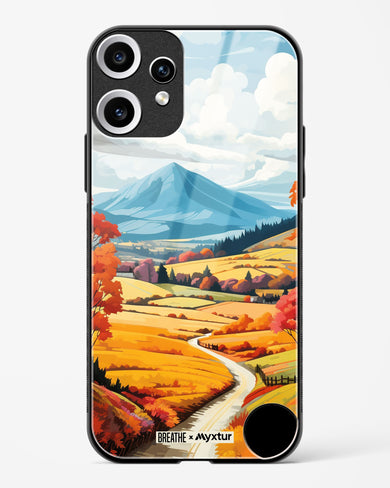 Scenic Alps in Soft Hues [BREATHE] Glass Case Phone Cover (Nothing)