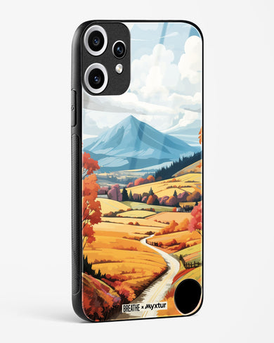 Scenic Alps in Soft Hues [BREATHE] Glass Case Phone Cover (Nothing)