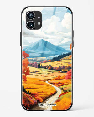 Scenic Alps in Soft Hues [BREATHE] Glass Case Phone Cover (Nothing)