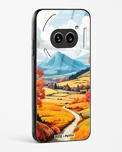 Scenic Alps in Soft Hues [BREATHE] Glass Case Phone Cover (Nothing)