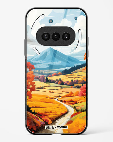 Scenic Alps in Soft Hues [BREATHE] Glass Case Phone Cover (Nothing)