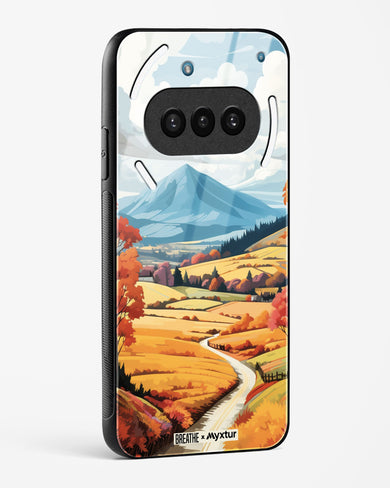 Scenic Alps in Soft Hues [BREATHE] Glass Case Phone Cover (Nothing)