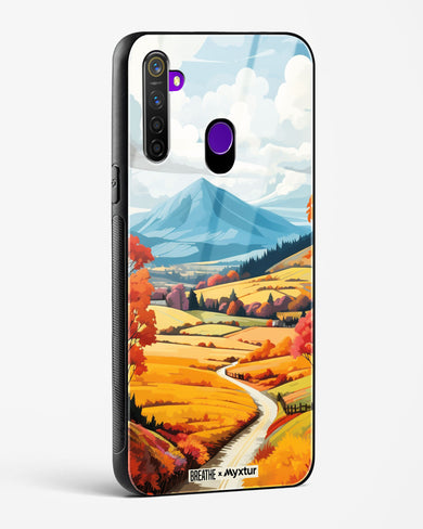 Scenic Alps in Soft Hues [BREATHE] Glass Case Phone Cover (Realme)