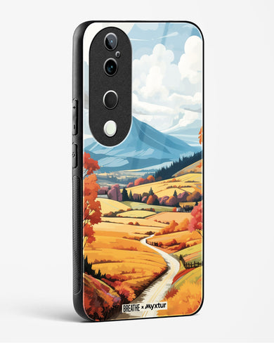 Scenic Alps in Soft Hues [BREATHE] Glass Case Phone Cover (Vivo)