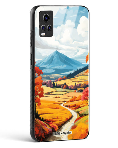 Scenic Alps in Soft Hues [BREATHE] Glass Case Phone Cover-(Vivo)