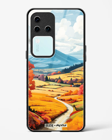 Scenic Alps in Soft Hues [BREATHE] Glass Case Phone Cover (Vivo)