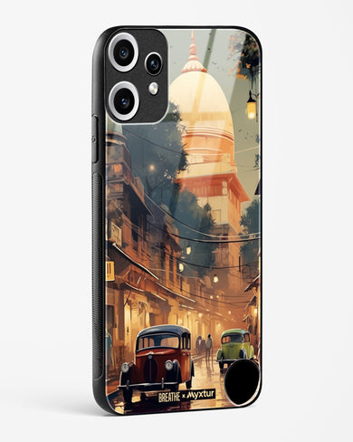Historic Delhi Lanes [BREATHE] Glass Case Phone Cover (Nothing)