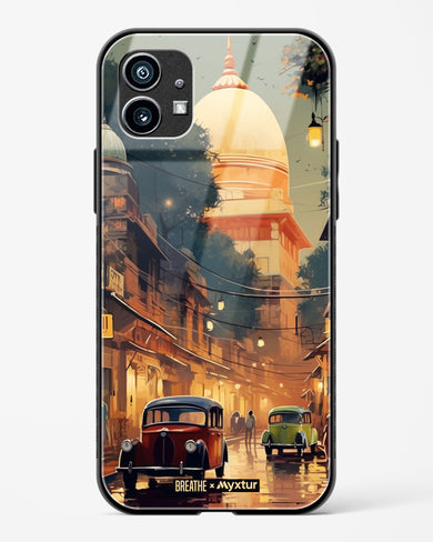 Historic Delhi Lanes [BREATHE] Glass Case Phone Cover (Nothing)