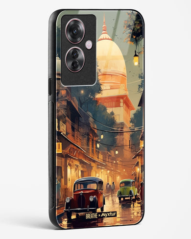 Historic Delhi Lanes [BREATHE] Glass Case Phone Cover (Oppo)