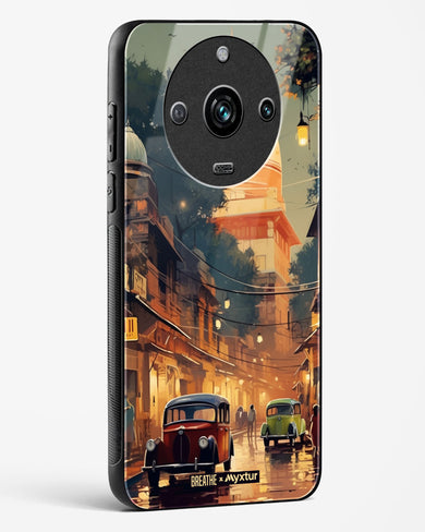 Historic Delhi Lanes [BREATHE] Glass Case Phone Cover-(Realme)