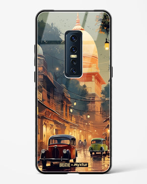 Historic Delhi Lanes [BREATHE] Glass Case Phone Cover-(Vivo)