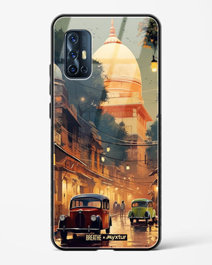 Historic Delhi Lanes [BREATHE] Glass Case Phone Cover (Vivo)